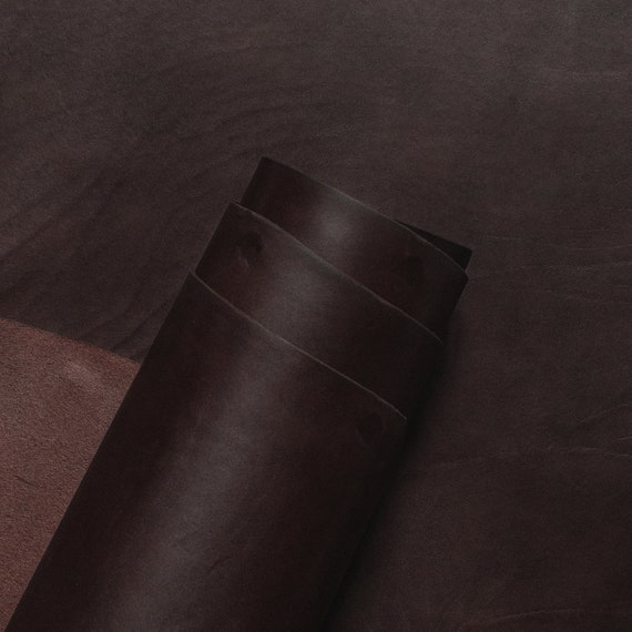 Dark Brown Leather Purse Strap,leather Belt,italian Natural