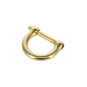 2014 Natural Brass, D-Ring, Solid Brass-LL Bild 8