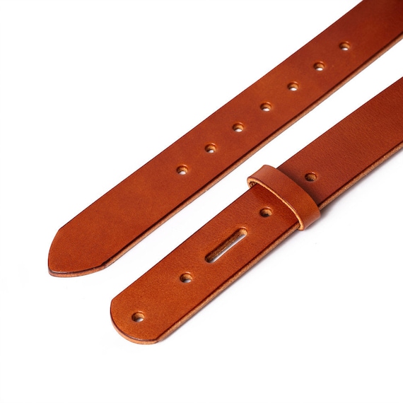 Wickett & Craig Finished Leather Belt, Traditional Harness