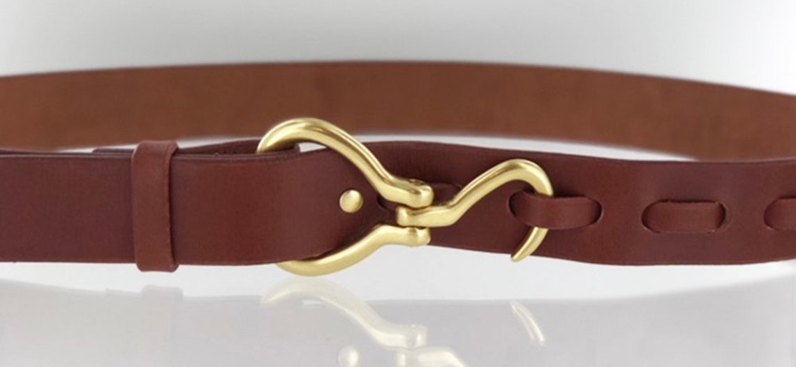 B3301 1 1/4 Natural Brass Hoof Pick Buckle Solid Etsy