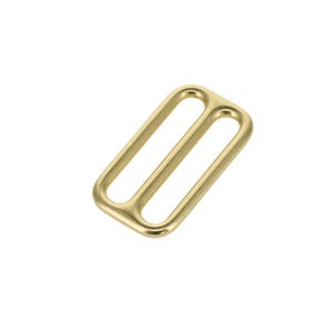 B9600 Natural Brass, Double Loop, Solid Brass-LL