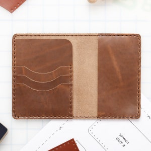 Kit de funda de cuero para pasaporte DIY
