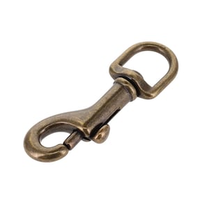 3001A 1/2&quot;  Antique Brass, Swivel Bolt Snap, Solid Brass-LL