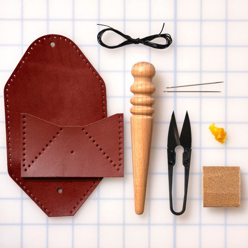 DIY Corter Envelope Wallet Leather Kit - Etsy