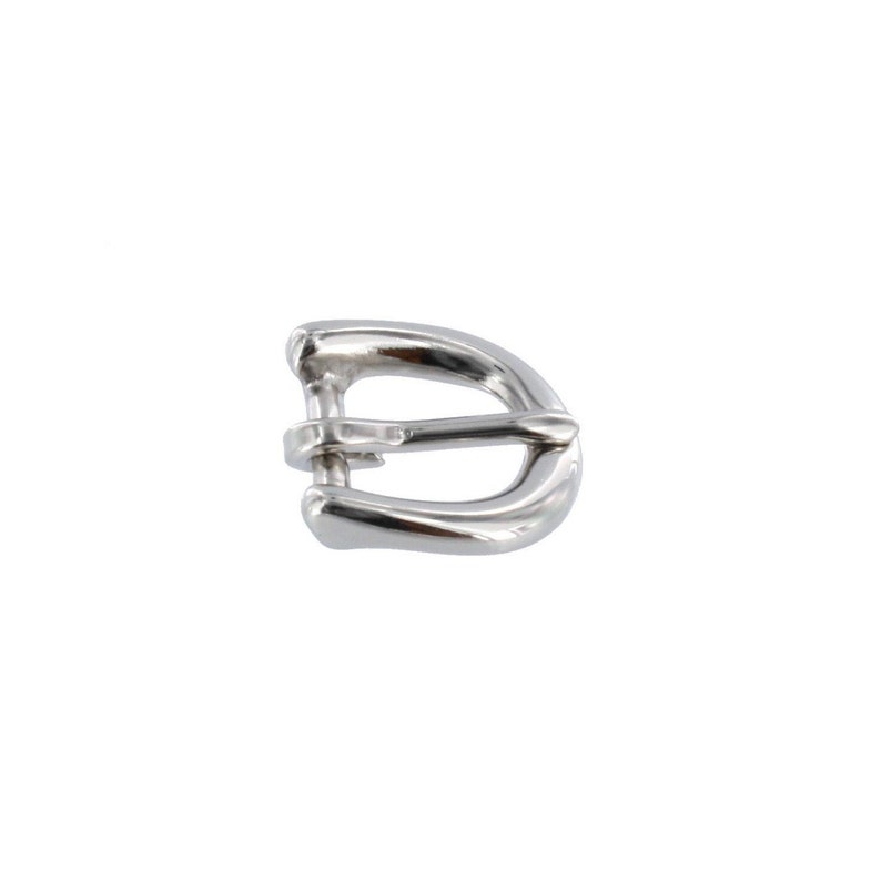 Heel Bar Buckle 10199 13mm Nickel Plate Solid Brass