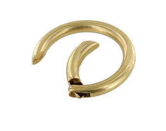 B9431 Natural Brass, Spring Gate O-Ring, Solid Brass-LL, Multiple Sizes
