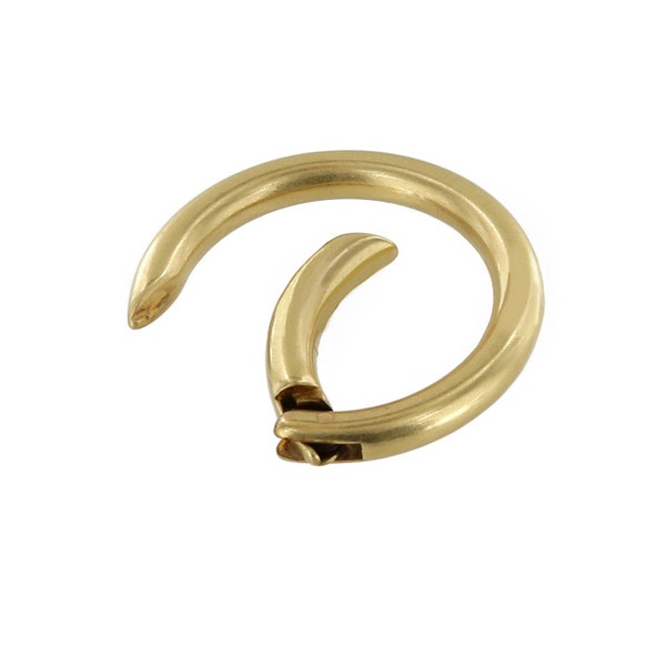 B9431 Natural Brass, Spring Gate O-Ring, Solid Brass-LL, Multiple Sizes