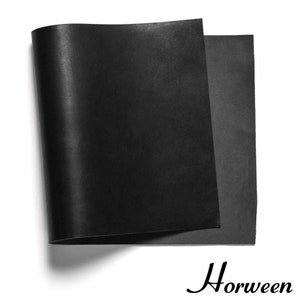 Horween Essex Leather Panel, Black