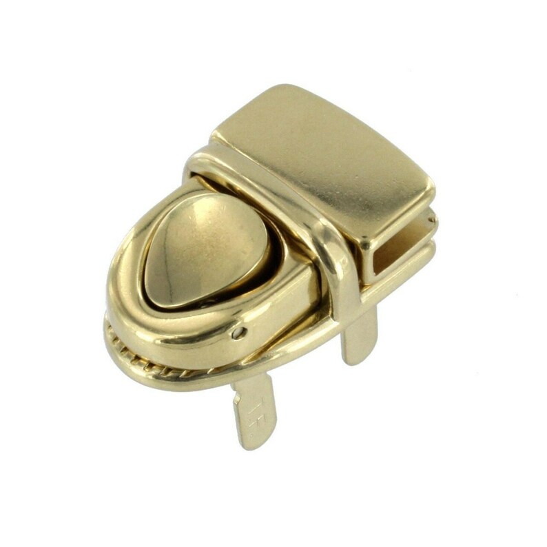IAD3940 Natural Brass Tuck Lock Solid Zinc Brass Plated - Etsy