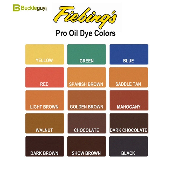 Fiebing's Leather Dye Alcohol Based Permanent Leather Dye 4 oz