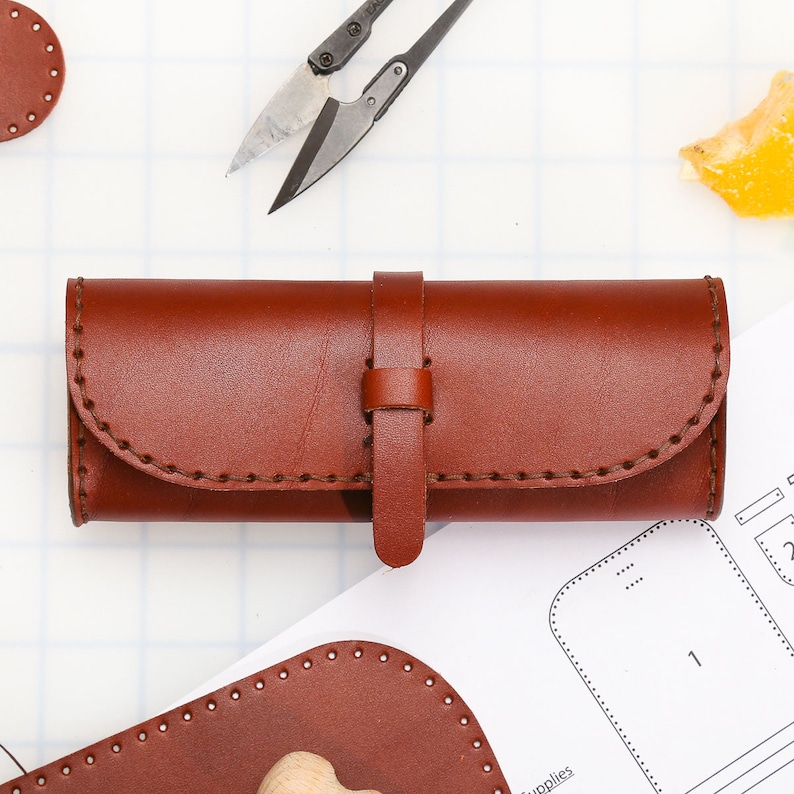 Glasses Case Pattern PDF Template Etsy