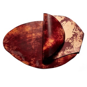 Rocado Shell Cordovan, mármol, burdeos, 4 oz, varios tamaños