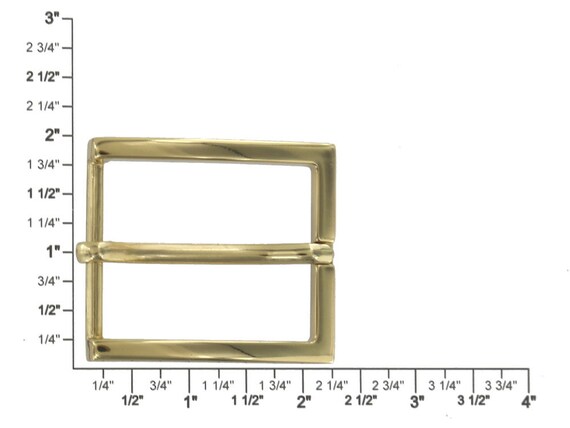 Square Heel Bar Buckle 1.5 Inch Antique Copper Plate 65102-10