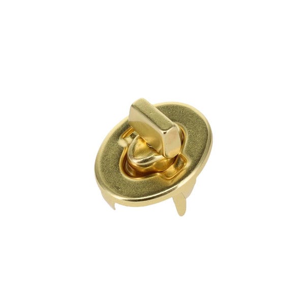 3016 Natural Brass, Turn Lock, Solid Brass-LL (four piece set)