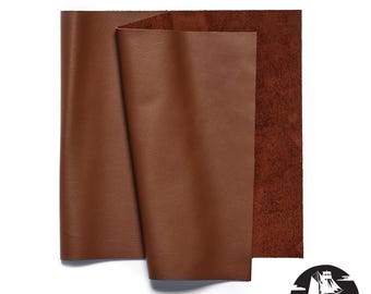 Newbury Leathers, Italian Nappa, Panel, Medium Brown