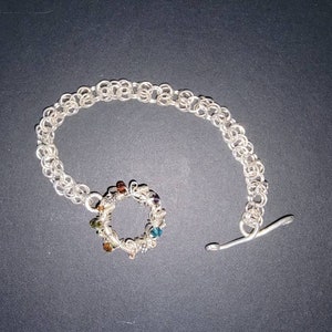 Sterling Silver and Swarovski Crystal Bracelet