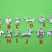 30pcs dog paw Collection Zinc Alloy vintage Antique Silver Color Charms Jewelry bracelet Pendant For Handmade DIY Craft Making
