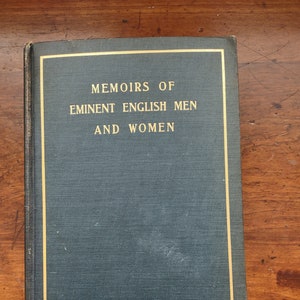 Memoirs of Eminent English Men and Women