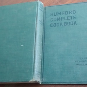 Rumford Komplettes Kochbuch von Lily Maxworth Wallace