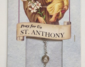 Vintage Saint Anthony Rosary