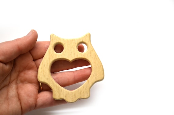 etsy wooden teether