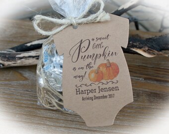 pumpkin themed baby shower favors