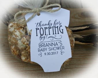 popcorn cones baby shower