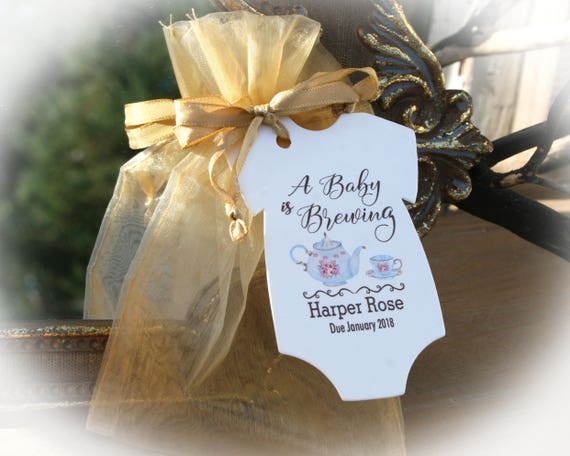 baby shower tea party favors