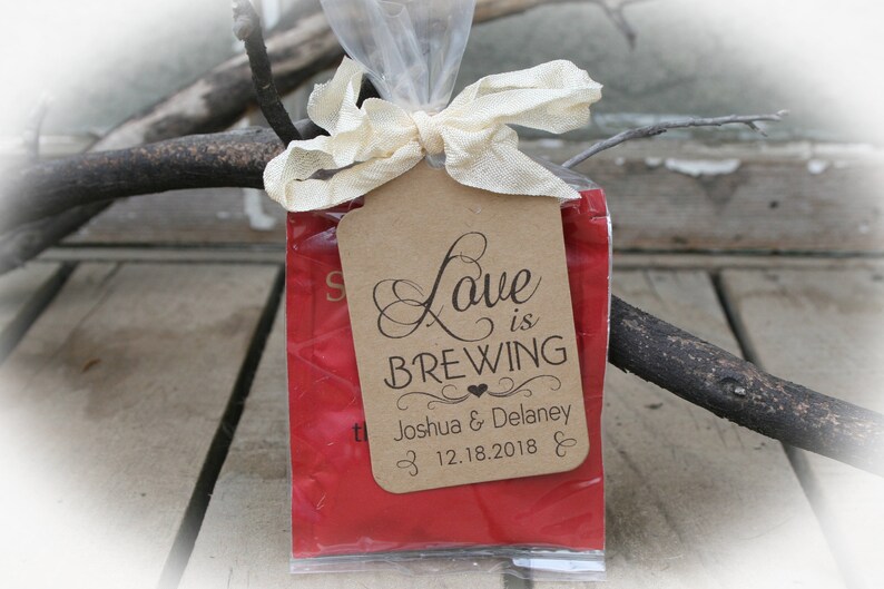 Love Is Brewing Bridal Shower Favor Diy Kits Include Etsy