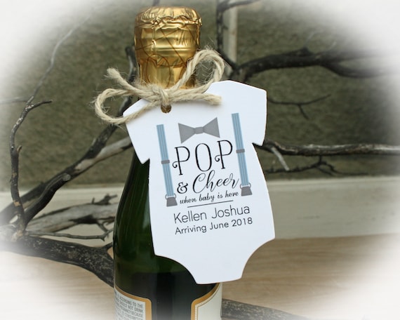 baby shower champagne favors