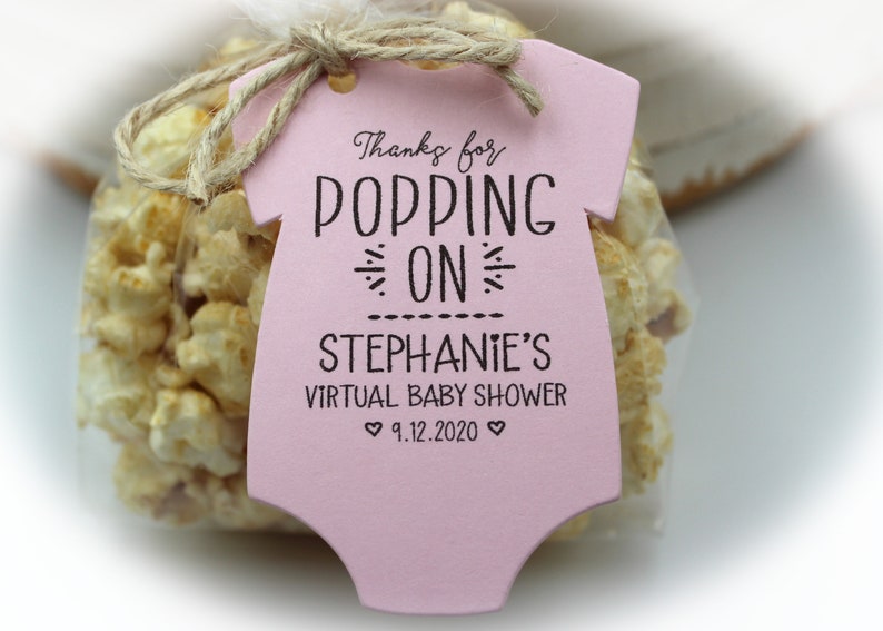 Thanks for popping in popcorn labels
