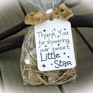 Twinkle Twinkle little star Baby Shower Favor | Twinkle Twinkle Little Star Shower | Baby Shower Favor | DIY Kits/Ivory Tag/Ribbon