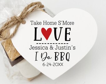 I Do BBQ Bridal Shower Favors  DIY Bags/Favor Tags w/Twine - S'Mores Bridal Shower Favors- I Do Bbq  Wedding Favor