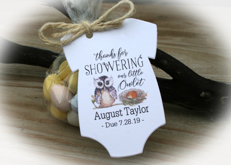 owl baby shower favors