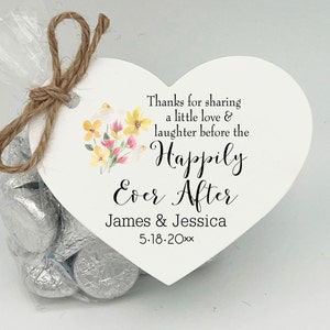 Wildflower Rehearsal Dinner favor kit | Love Laughter Happily Ever After Wedding Favor Kits,  DIY Favor Kits, Wedding Favor Idea