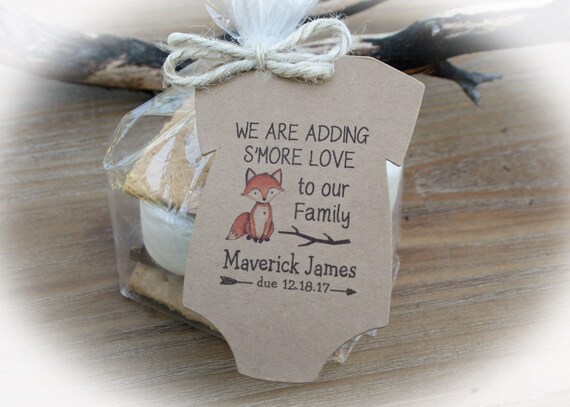 woodland baby shower party favors