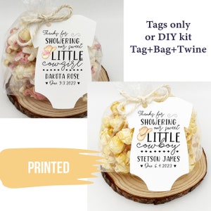 Cowboy Baby Shower & Western Baby Shower Favors - Cowgirl Baby Shower Favors