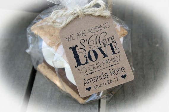 smores baby shower favors