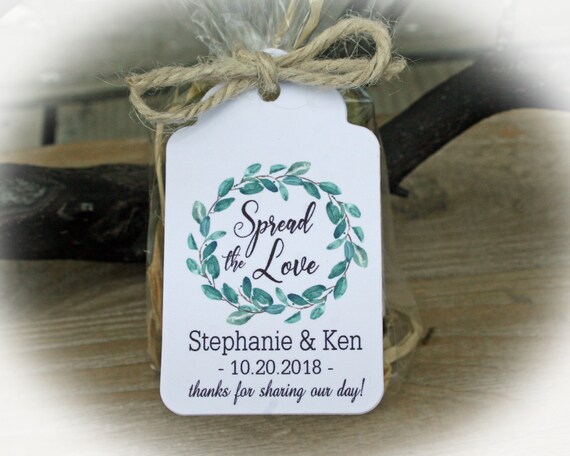 Spread The Love Wedding Favor Spread The Love Bridal Shower Etsy
