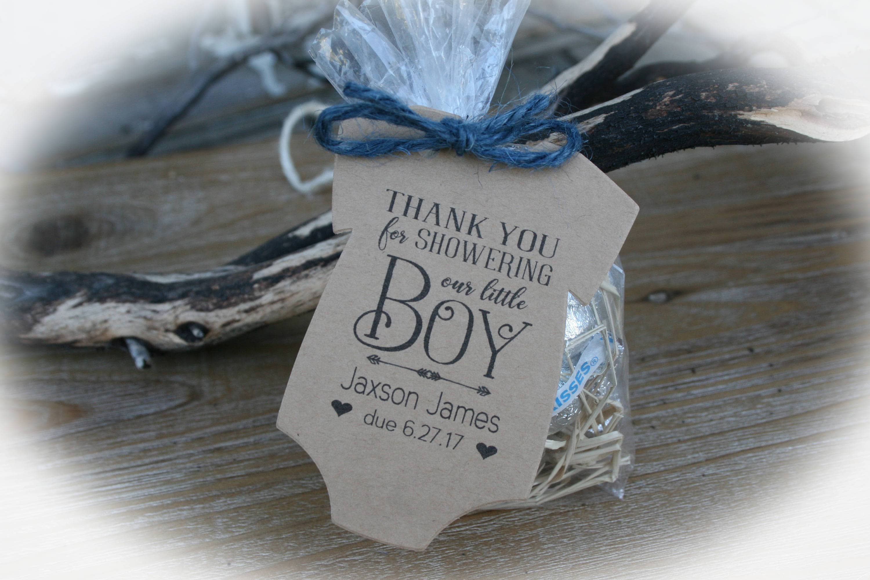 Boy Baby Shower Favor Tags Or Kits 3 Tag Colors Boy Baby Etsy