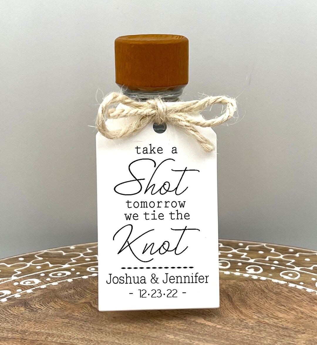 tie the knot wedding favors