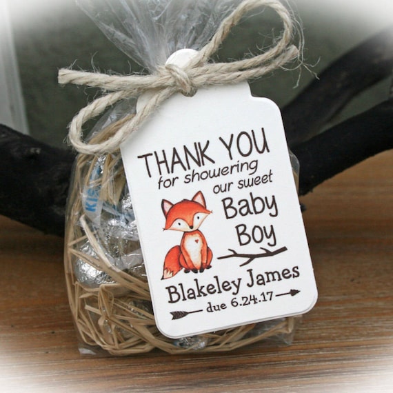 baby shower favors woodland
