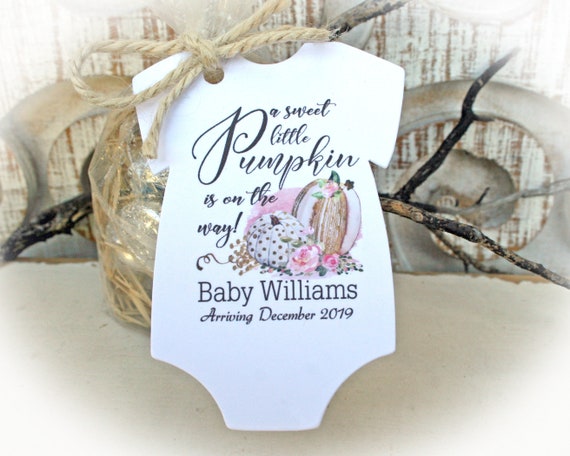 pink pumpkin baby shower decorations