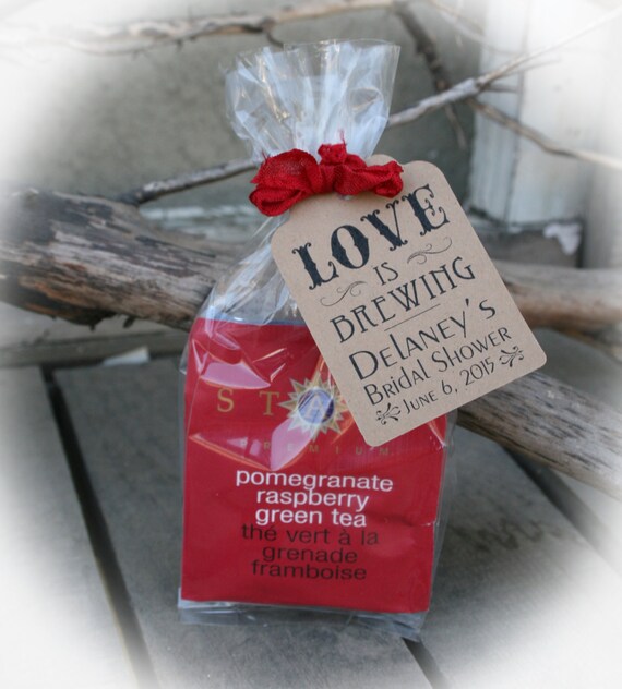 Bridal Shower Favors Diy Bags Favor Tags W Ribbon Bags Etsy