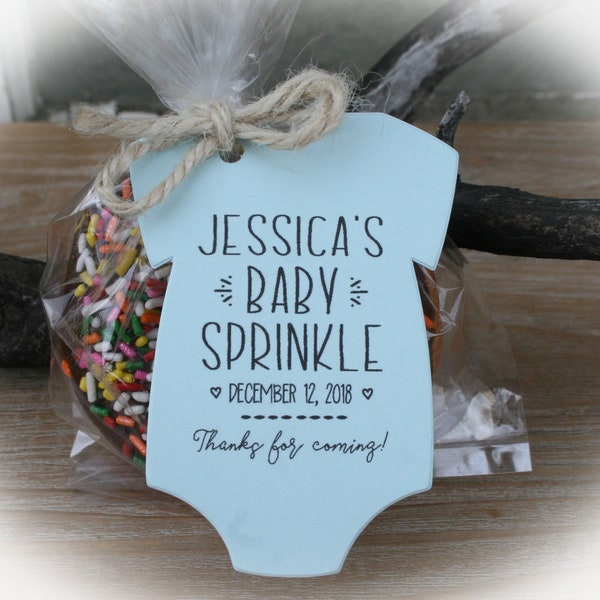 Baby Sprinkle Favor | Tags Only OR DIY Kits Bags/Tags + Twine | Baby Shower Favor Tags | Baby shower Favors | Sprinkles Baby Shower Favor