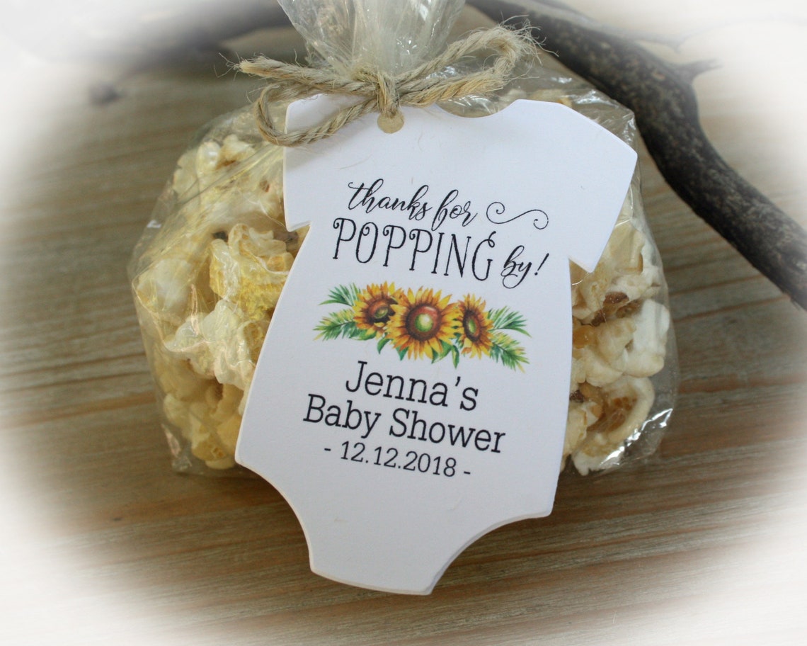 Sunflower Baby Shower Favors Sunflower Baby Shower Baby Etsy