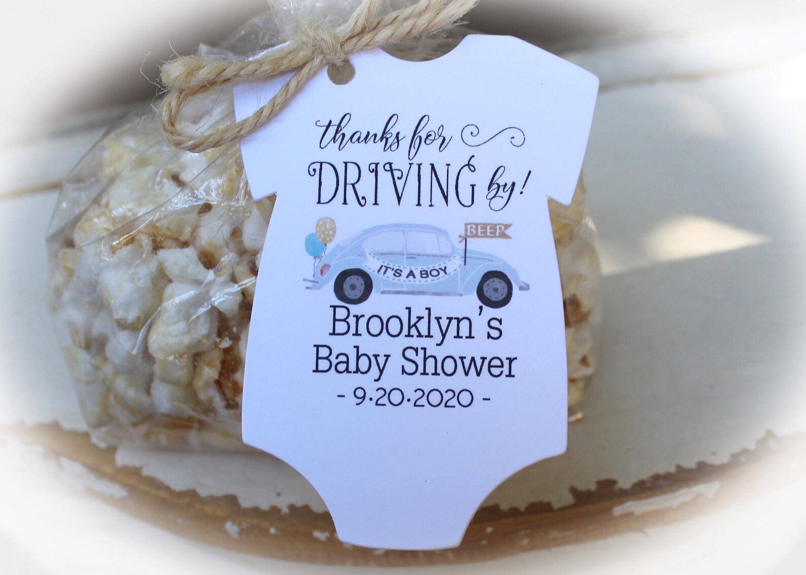 Drive By Baby Shower Favor Drive By Baby Shower favor tag Etsy