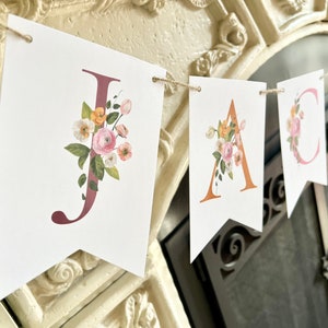 PRINTED Floral Rehearsal Dinner Banners, Decorations