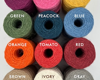 Twine to tie on tags- available in 12 colors