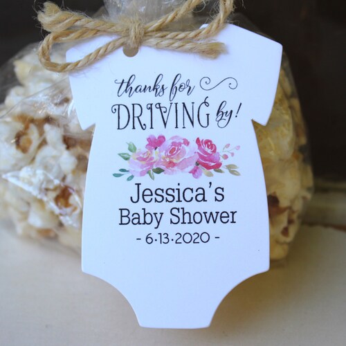 Boy Drive by Baby Shower Favor Tag Boy Baby Shower Favors Etsy